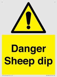 Danger Sheep dip
